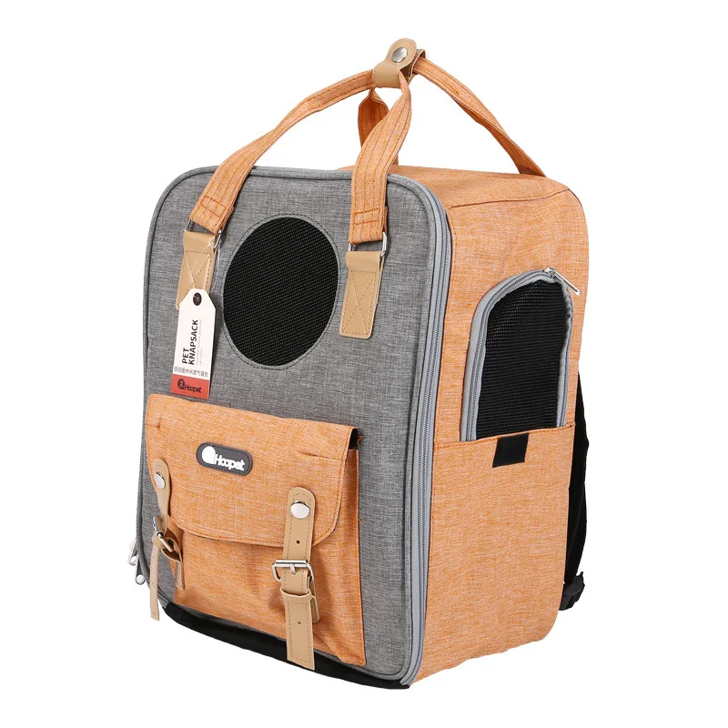 

Shoulder Cat Bag Dog Backpack Breathable Large Space To Go Out Portable Pet Tian Tian Circle Space Bag Pet Carrier Air Cat Cage