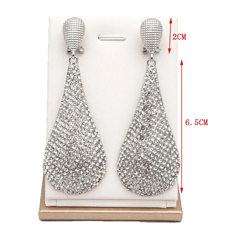 Золотые серьги для женщин модные серьги-гвоздики оптовая цена с кристаллами |