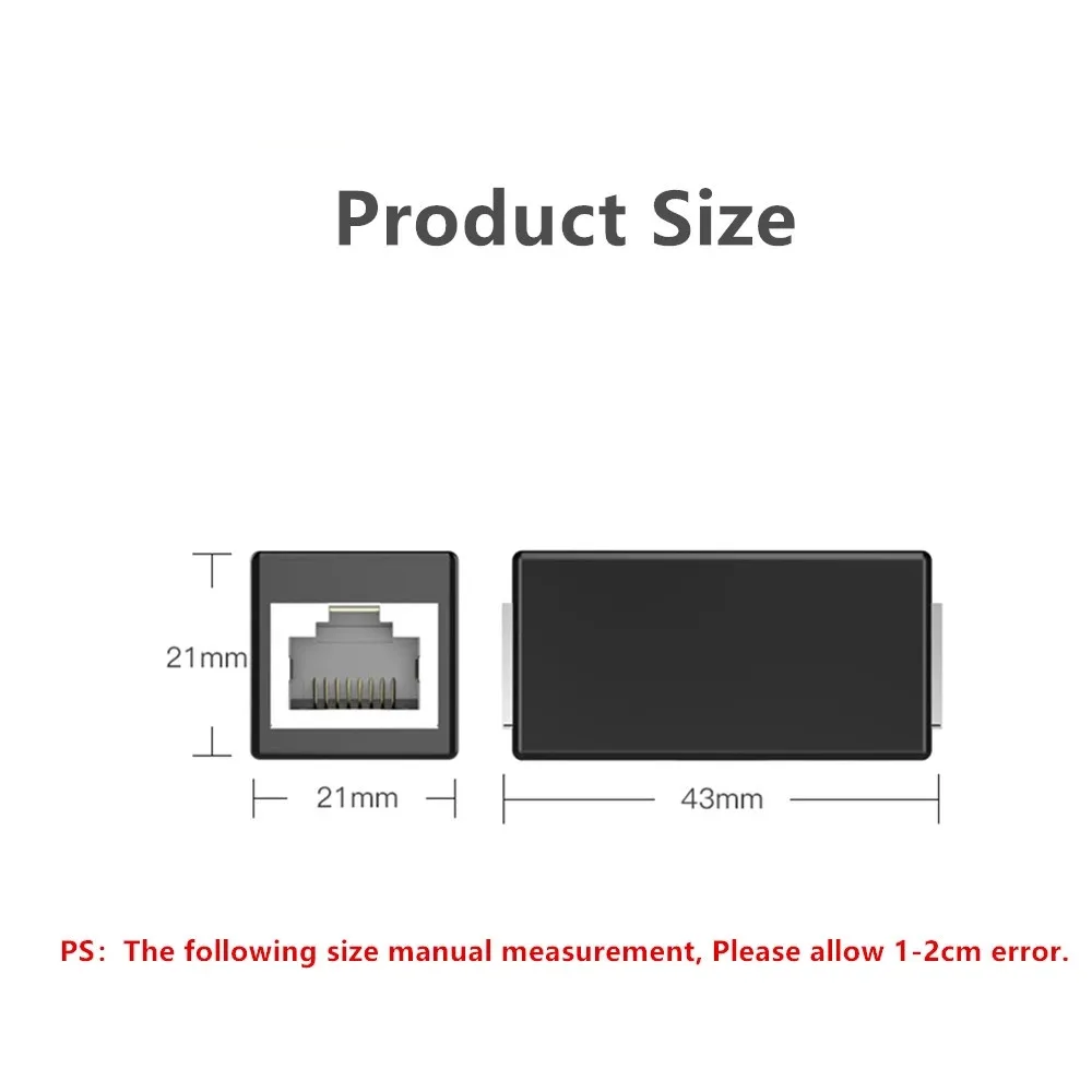 Cat7 RJ45 разъемы экранированный Ethernet кабель муфта разветвитель Разъем LAN адаптер