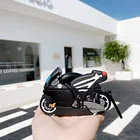 Силиконовый чехол с 3D рисунком для Beats Studio Buds, с изображением утки красивое с медведем и собакой, с брелоком