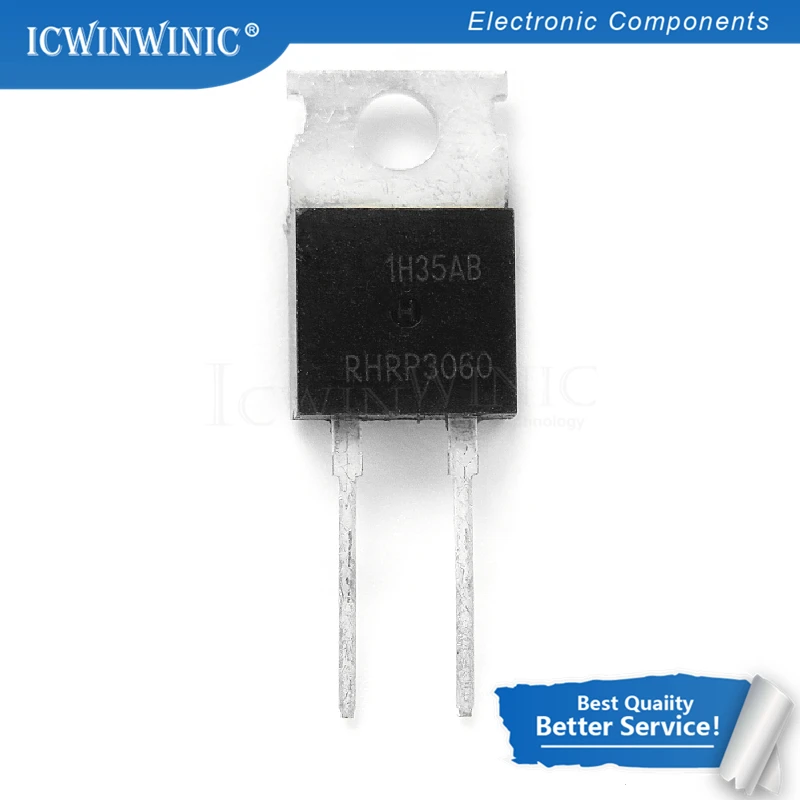 10 штук RHRP3060 TO220 2 быстрое восстановление выпрямительного диода TO 220 600V 30A в
