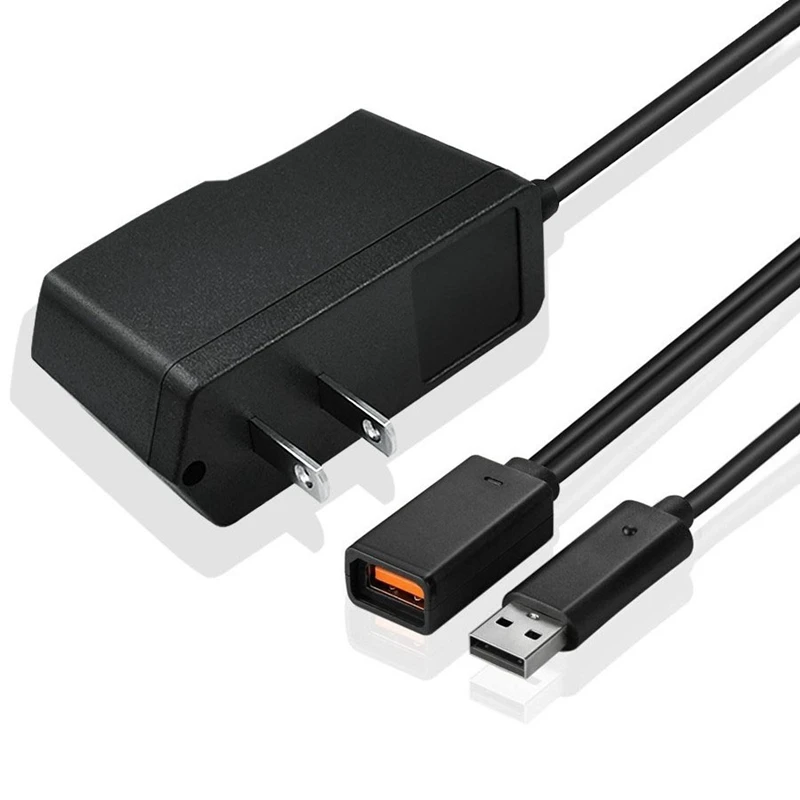USB AC адаптер питания Замена зарядного устройства кабель Шнур для 360 Kinect (вилка