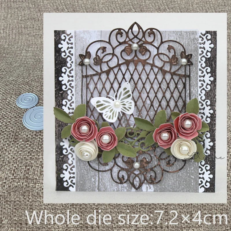 

XLDesign Craft Metal Cutting Die Stencil 2pcs flowers decoration Scrapbook Paper Card Craft Album DIY Embossing Die Cuts