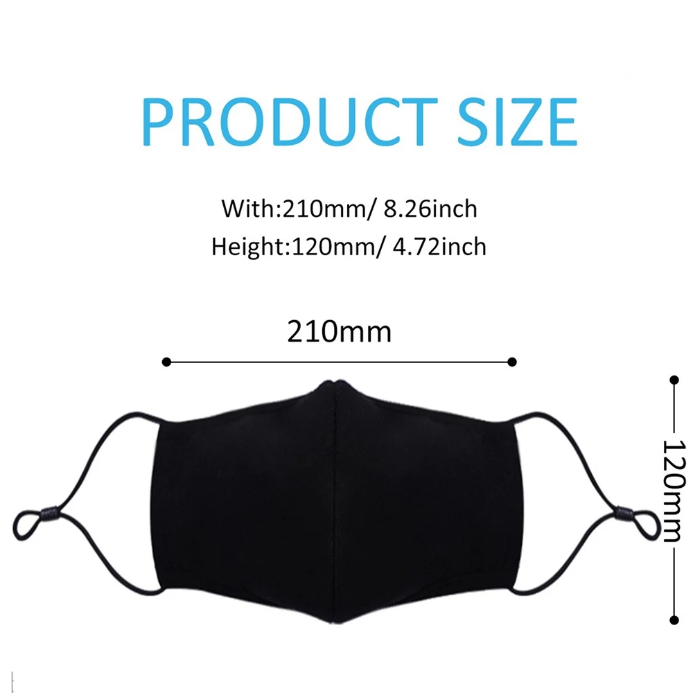 20 шт фильтры модные Моющиеся Многоразовые маски против загрязнения PM2.5 Рот