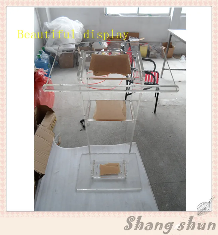 Прозрачная плексигласная трибуна кафедра акриловая церковная - Цена: 47 436,32 руб.