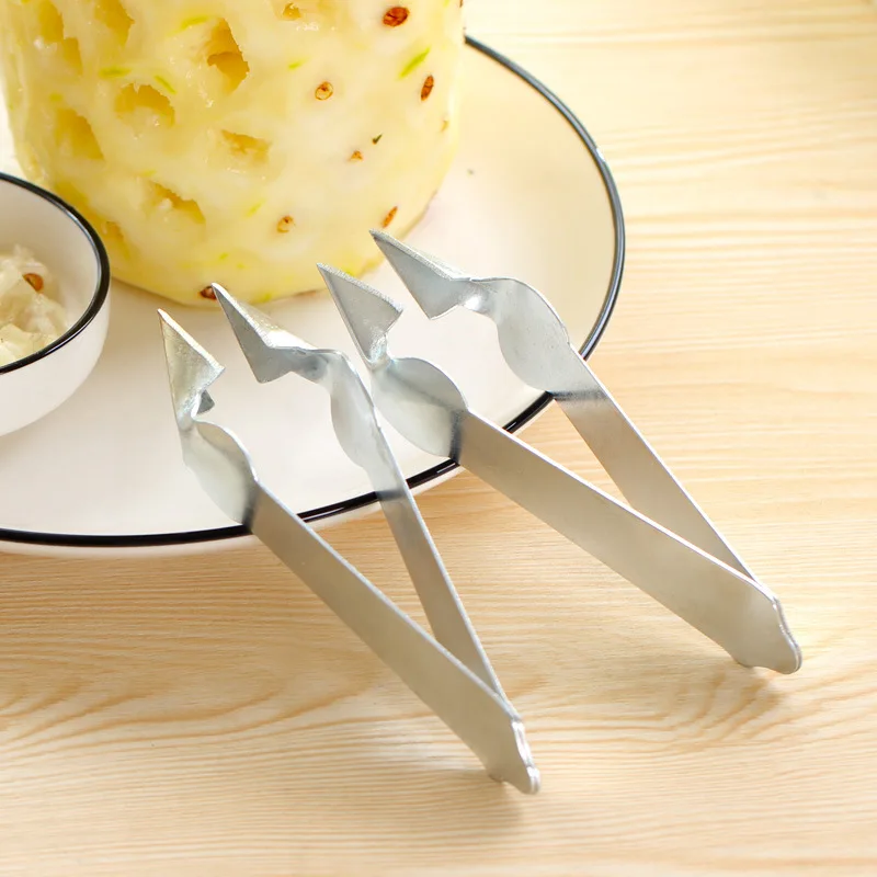 New Creative Practical Stainless Steel Cutter Pineapple Eye Peeler Seed Remover Clip Home Kitchen Fruit Tools | Дом и сад