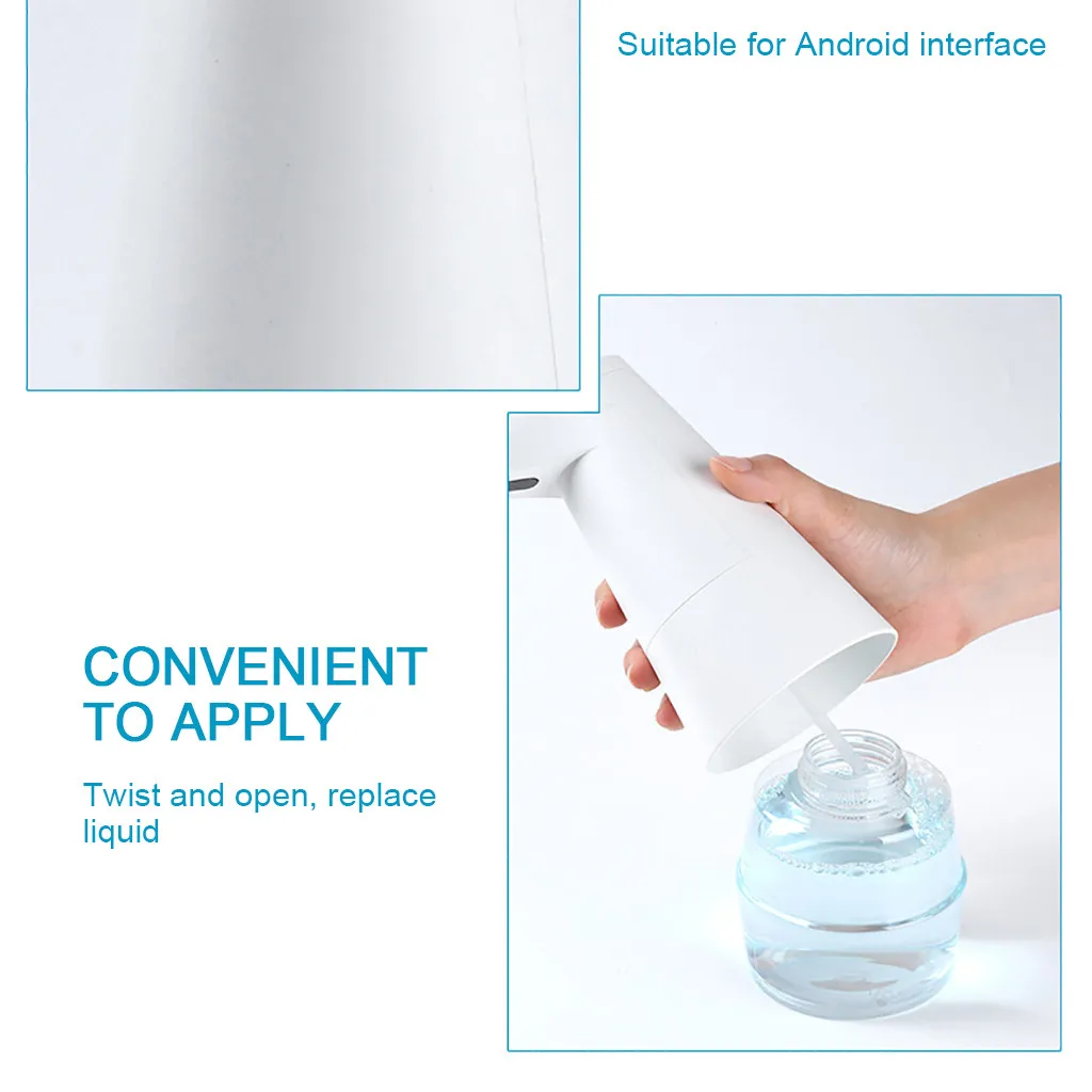 

Hand Free Touchless Sanitizer Bathroom Dispenserautomatic Intelligent Induction Alcohol Sprayer Foam Vertical Soap Dispenser