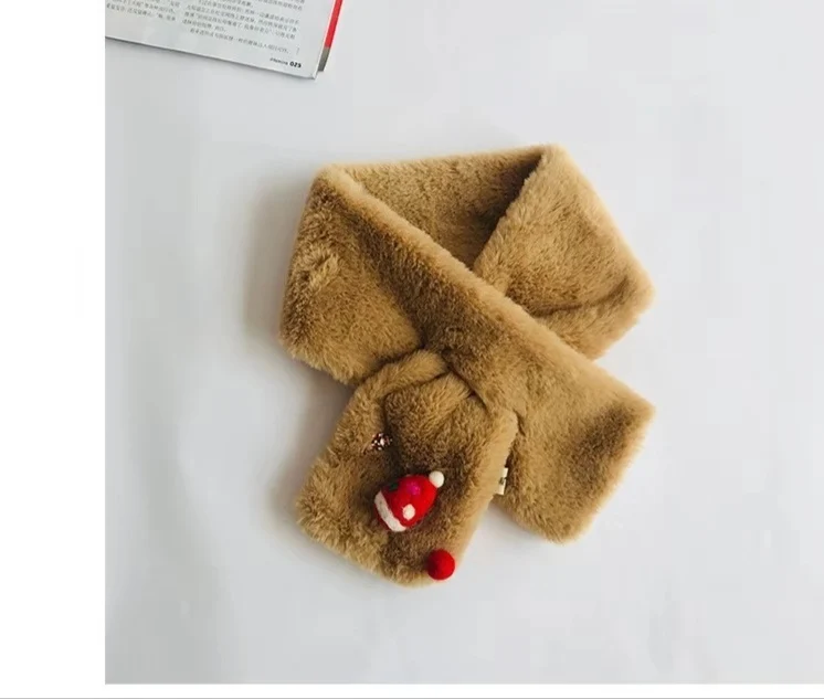 Новый детский шарф плюшевый супер мягкий Рождественский милый комбинезон