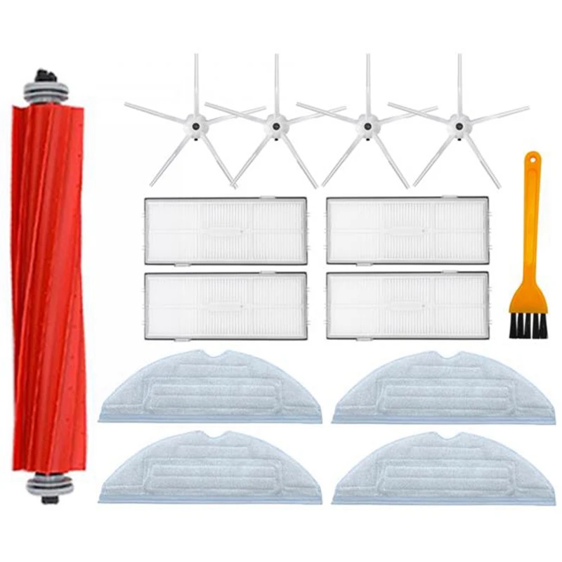 

Сменные детали для пылесоса Xiaomi Roborock S7 T7S T7SPlus, фильтр НЕРА, моющаяся боковая щетка, насадка на швабру