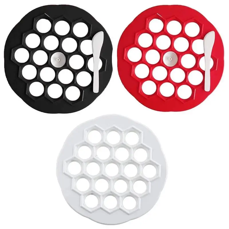 

3PCS/Set Ravioli Maker Plastic 19 Holes Dumpling Mould Ravioli Making DIY Kitchen Dough Press Mould For Kitchen Gadget