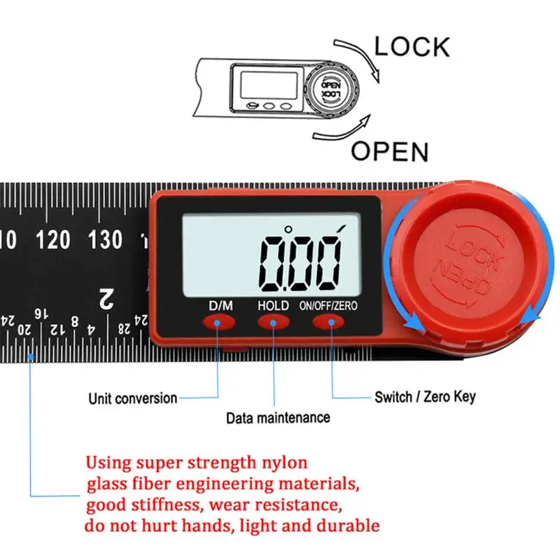 Цифровой Гониометр угломер прибор для измерения угла | Дом и сад