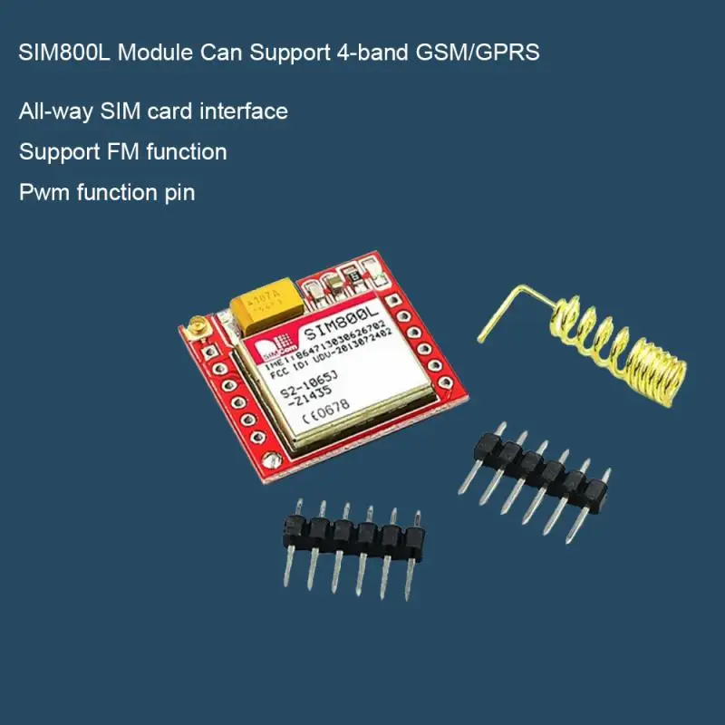 SIM800L GPRS GSM модуль Micro SIM карта ядро четырехдиапазонный TTL последовательный порт