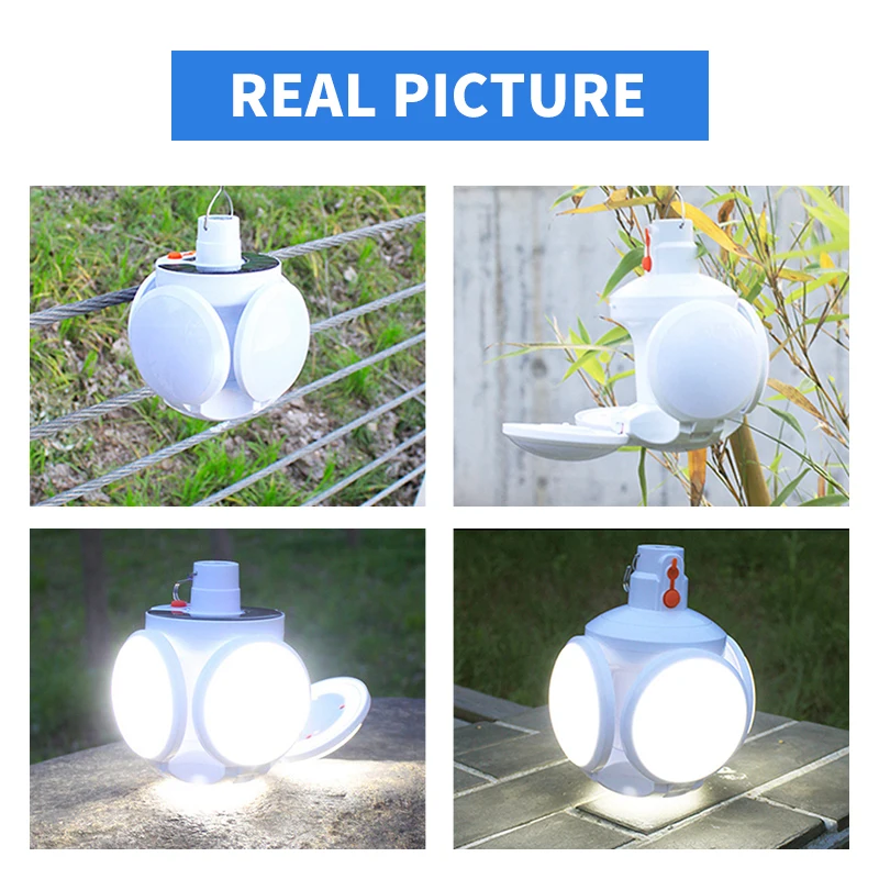 

Solar LED Torch USB Rechargeable Night Light Outdoor Camping Lamp Emergency Lights Portable Searchlights Great Lantern led