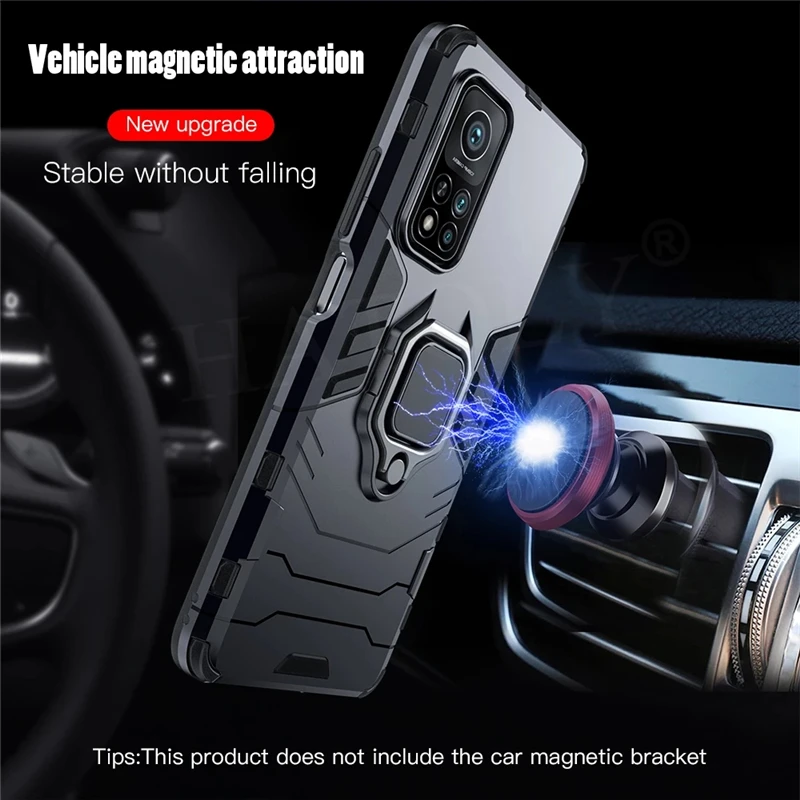 for oppo realme 8 5g case magnetic ring stand holder shockproof tpu bumper armor back cover realme 8 5g phone case realme 8 5g free global shipping