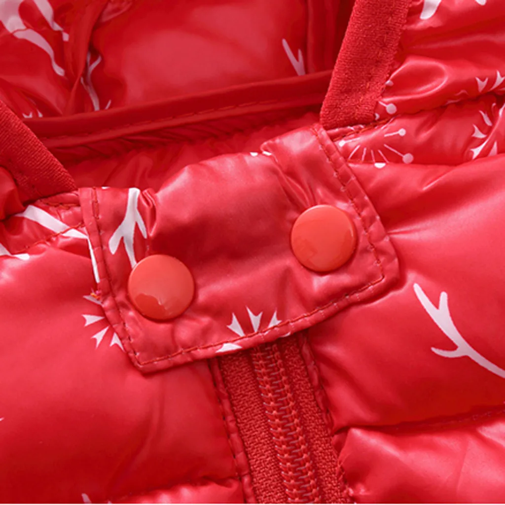 

Baby Coat Baby Jacket Kids Jacket Fashion Winter Toddler Christmas Cartoon Windproof Coat Hooded Warm Outwear