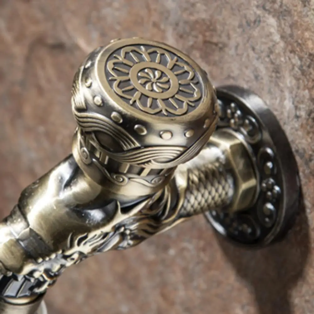 Смеситель для сада античный бронзовый настенный декоративный смеситель 1 шт. |