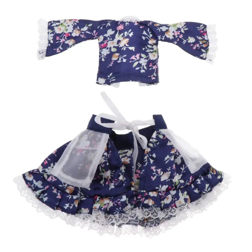 

Fashion BJD Doll Clothes Dress 1/6 BJD Accessories Skirt Clothing Clothes For 11inch Dolls Toys For Girls Cloth Dress