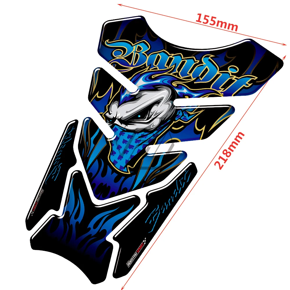 3D бак мотоцикла Pad защитный гель Стикеры Bandit Tankpad чехол для Suzuki 600 650 1200 1250 650S из