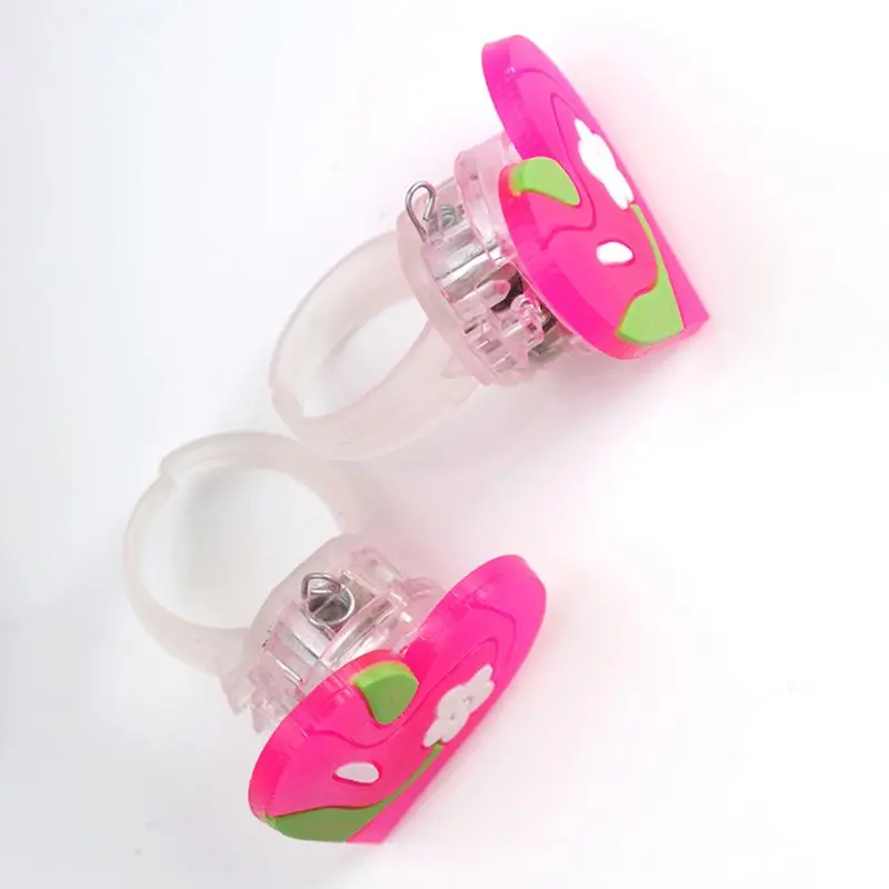 

50 Pcs/Lot Children Toys Rings LED Flashing Light Up Finger Ring Christmas Gift