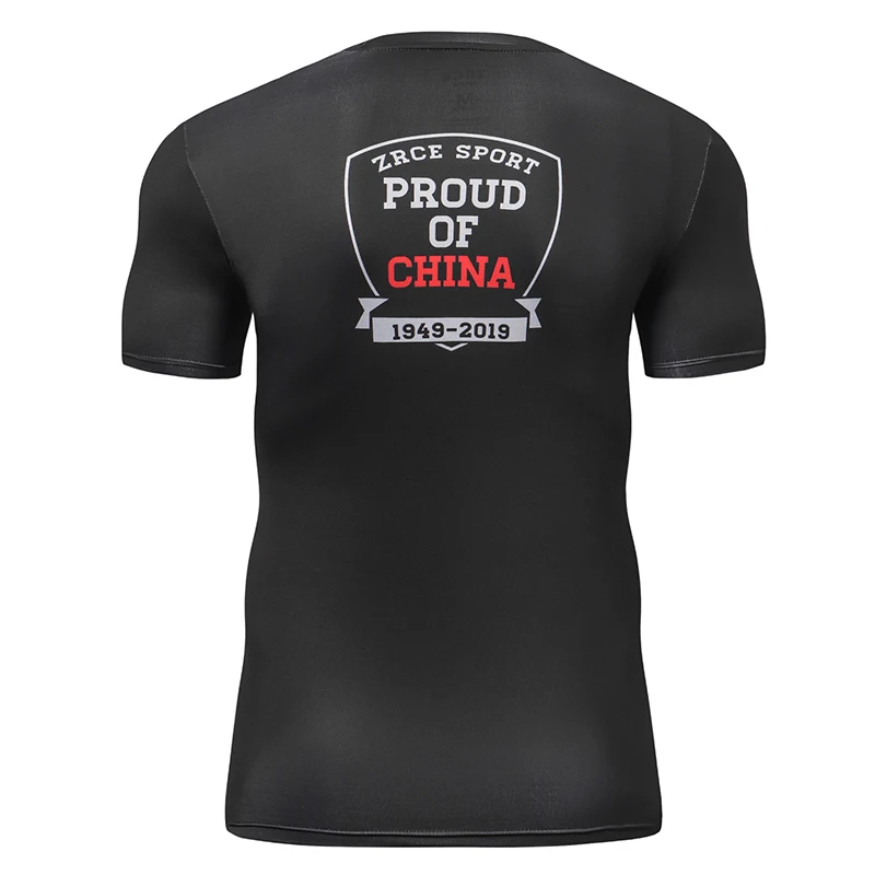 ZRCE мужские футболки для бега быстросохнущие Компрессионные спортивные занятий