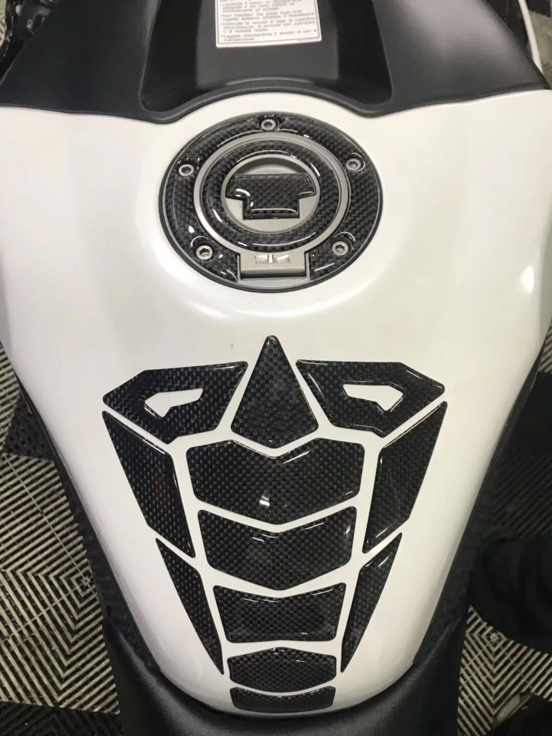 Для YAMAHA MT-07 MT07 MT09 MT-09 мотоцикла 3D углеродное волокно масляный газ топливный бак