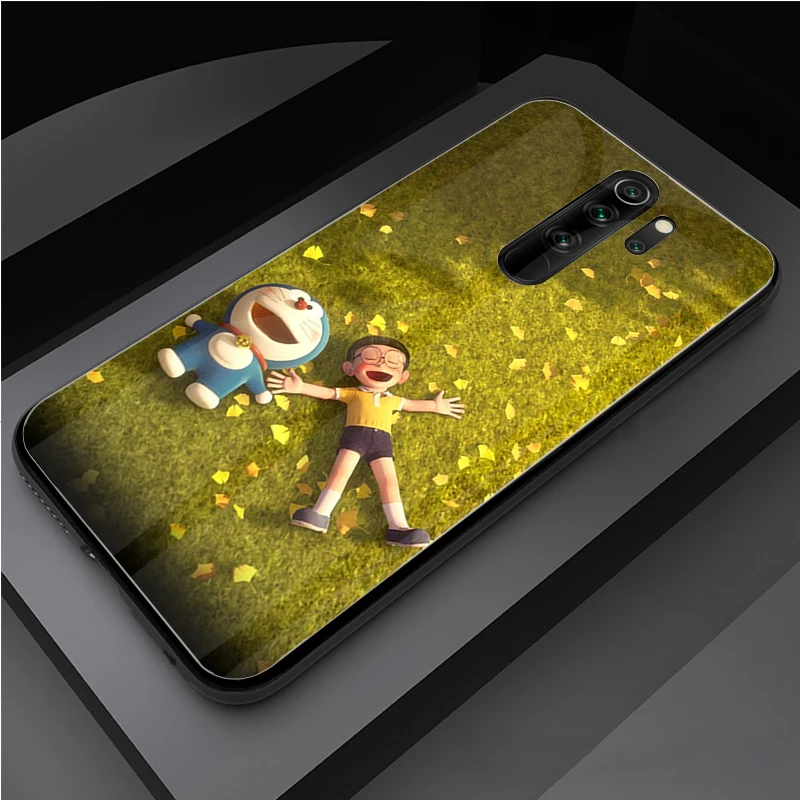 Чехол Doraemon чехол из закаленного стекла для телефона Redmi Note 5 6 7 8 9 Pro Note8T Note9S Redmi8 |
