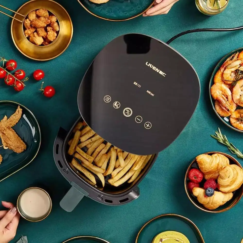 

Youpin Smart Air Fryer 2.5L 1400W/220V Electric Deep Fryer No Oil Free Health Oven Timer Temperature Control Power