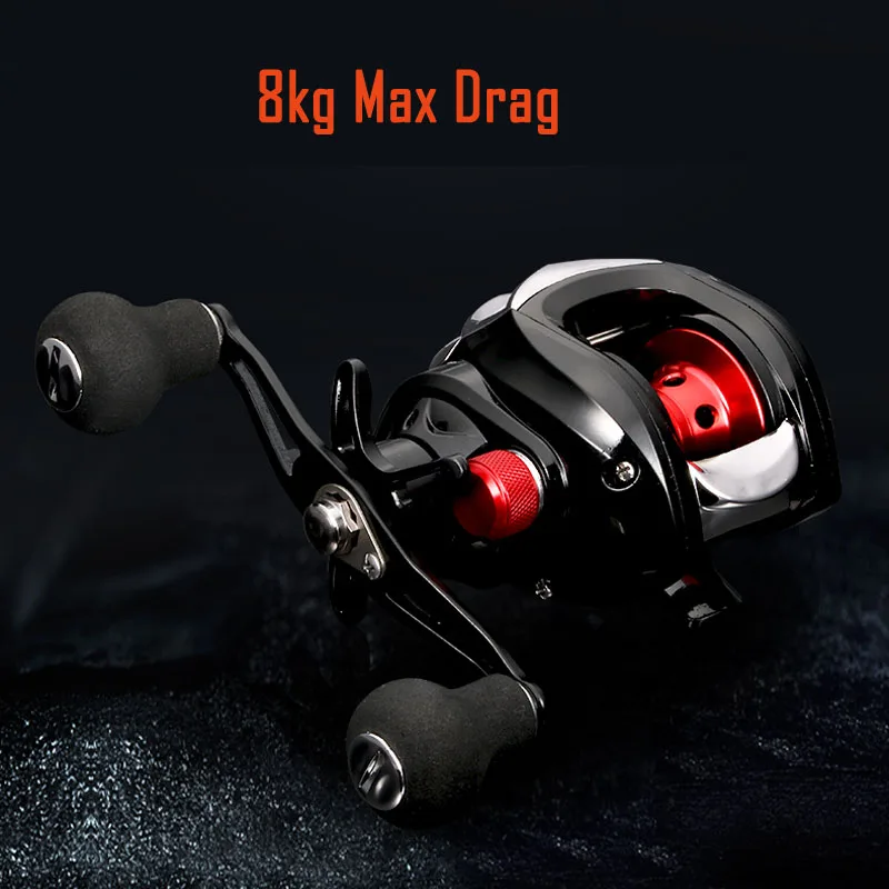 

Best Cheap Baitcasting Fishing Reel Left Right Hand Metal handle Saltwater Freshwater bass Trout Carp bait Casting Reels