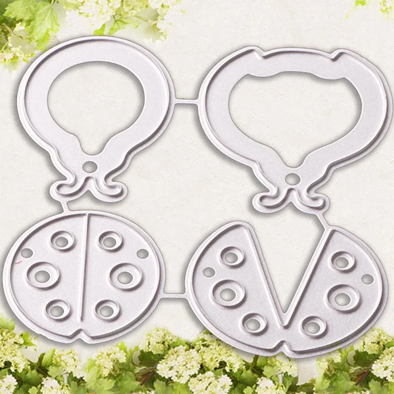 Фотоальбом тиснение бумажные карты милые божьи коровки металлические штампы