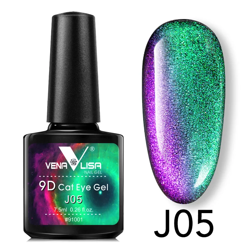 J05 9D cat eye gel Canni Новое поступление 9D гель Лаки солнцезащитные очки "кошачий глаз" Волшебный хамелеон лак для ногтей искусство маникюра Galaxy Звездное Магнитный разноцветный Гель-лак - Цвет: J05 9D cat eye gel