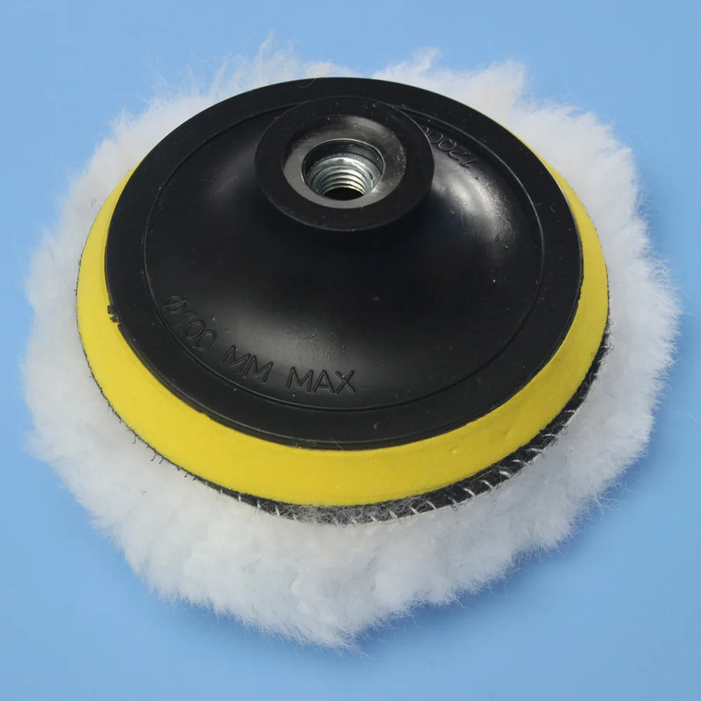 

5Pcs 4 inch Polishing Buffing Pad M10 Drill Adapter Power Tool Kit For Car Polisher Compound Polishing Tool Supplies 10