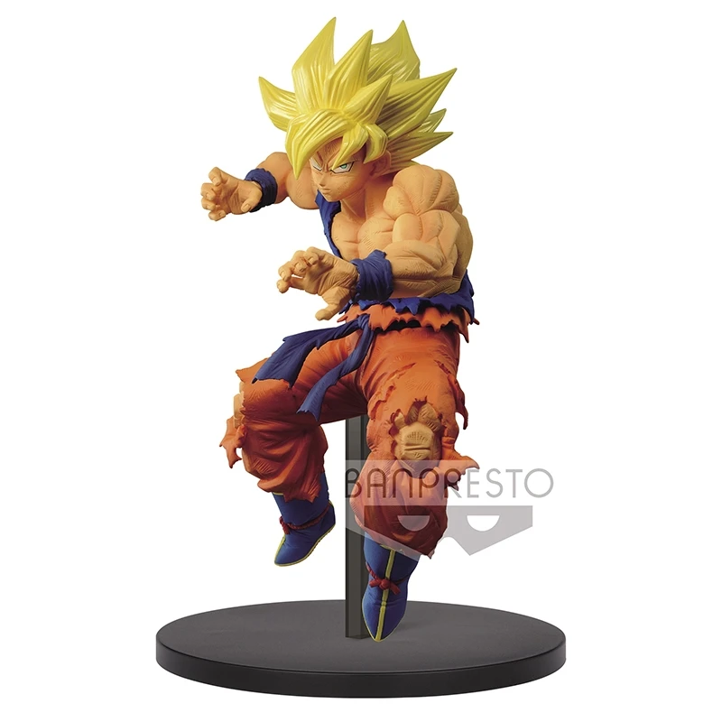 В наличии оригинал коллекция фигурок Banpresto DBZ FEZ VOL.11 SSJ Goku VS Kid модель куклы игрушки