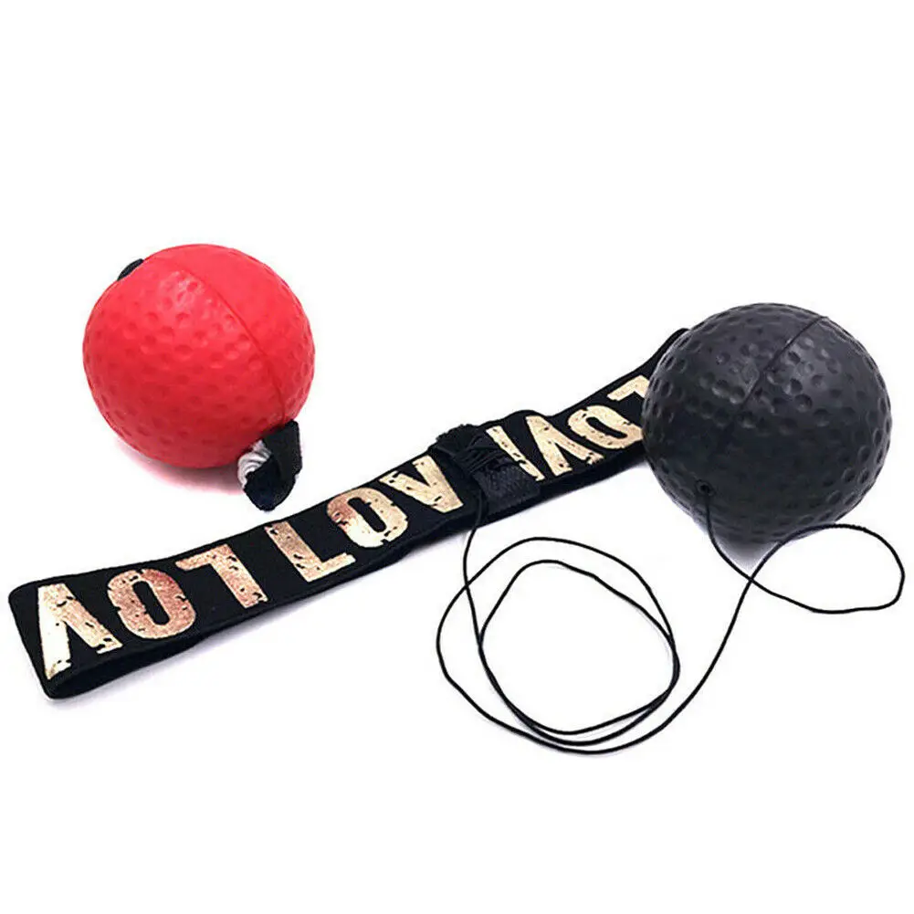 Тренировочный мяч для бокса тренировочный скоростной удар с головным