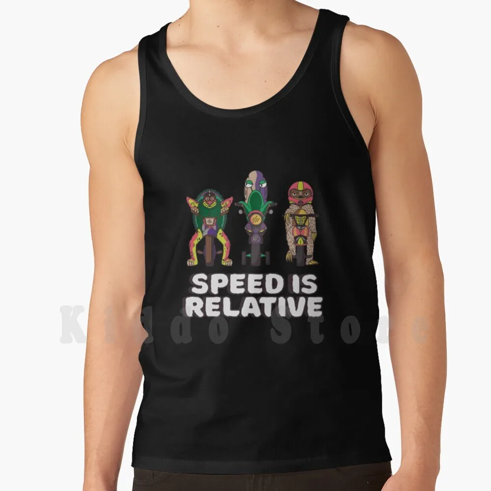 

Turtle Snail And Sloth With Speed Is Relative tank tops vest sleeveless Turtle Snail Sloth Speed Is Relative