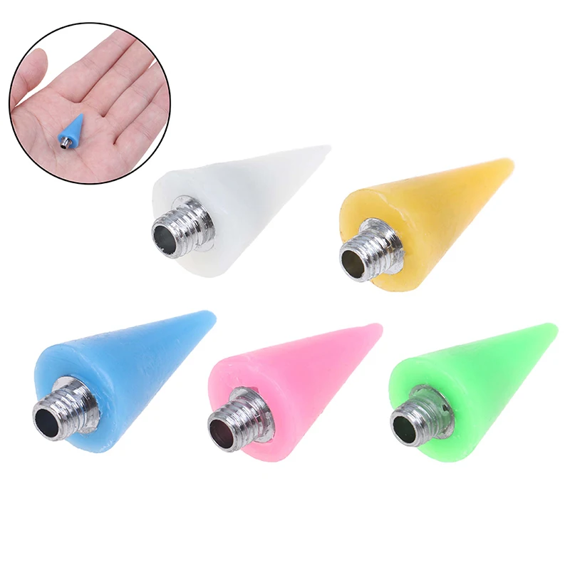 

1pc Replaceable Nail Dotting Wax Pencil Head Beads Rhinestones Gems Picker 6 Colors