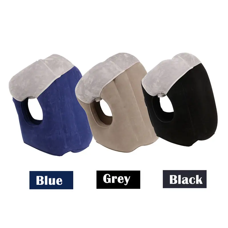 

Portable Large valve Head Neck Rest Inflatable Pillow For Airplane/Cars/Buses/Trains/Office Napping/Camping traval pillow