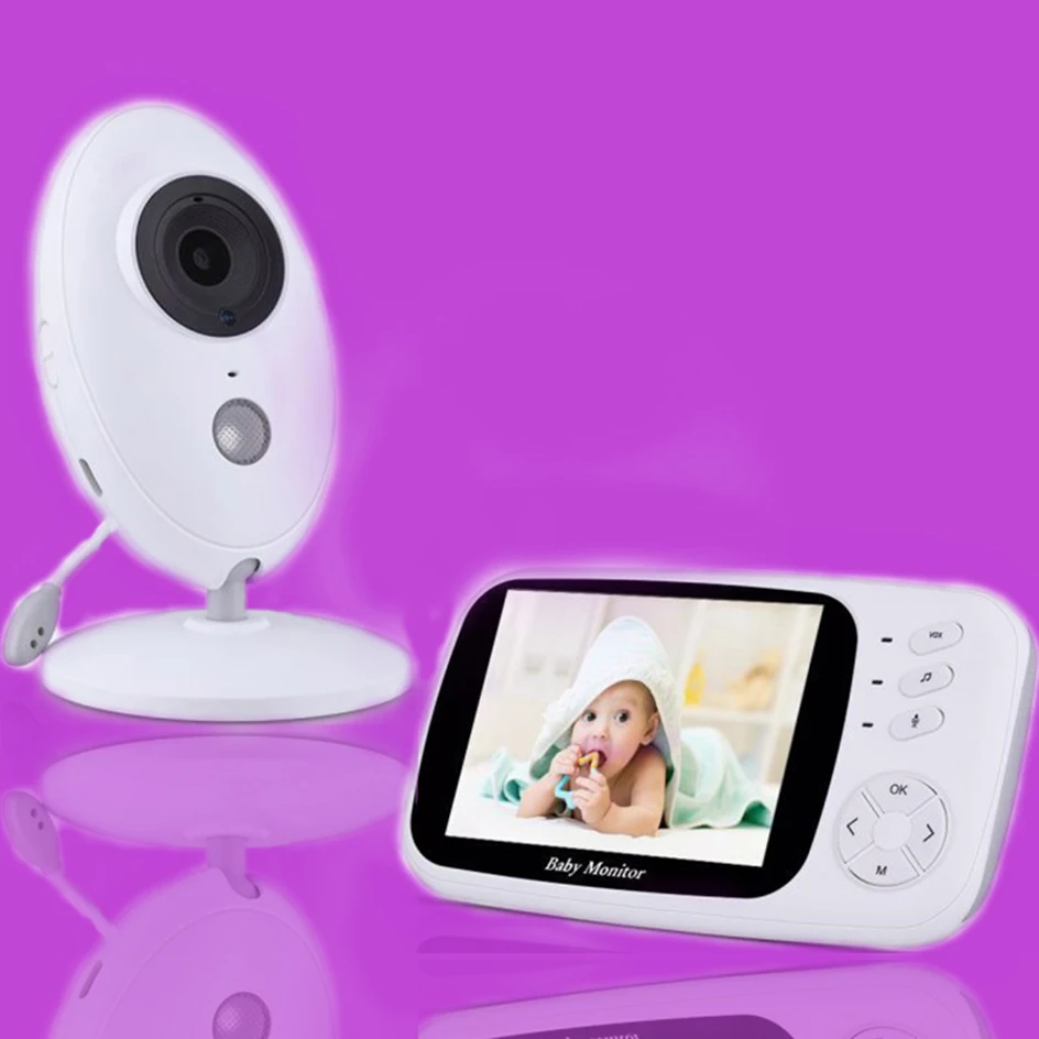 Цифровой Детский монитор 3 5 дюймов Электронный беспроводной видео няня аудио