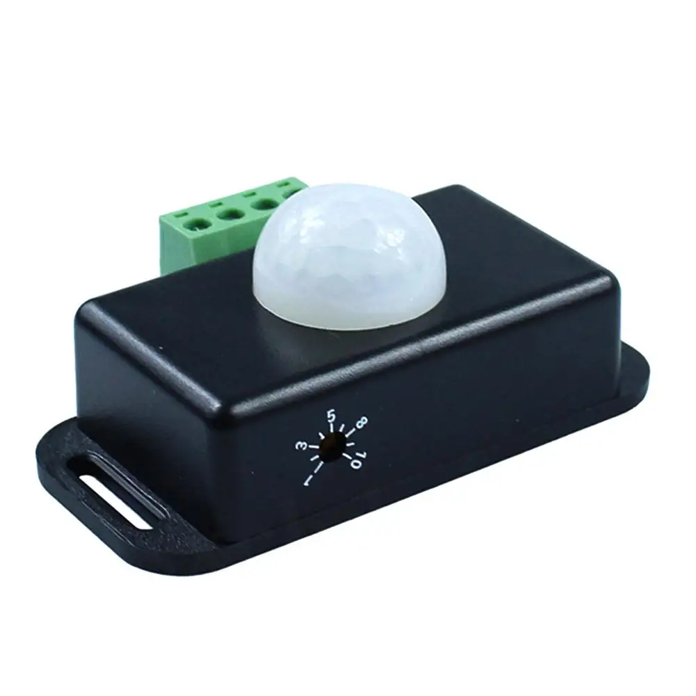 Пассивный инфракрасный Мини Датчик DC 12 24 В переключатель детектора движения для