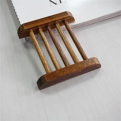 Деревянная мыльница контейнер для ванной прочный держатель мыла стакан хранения