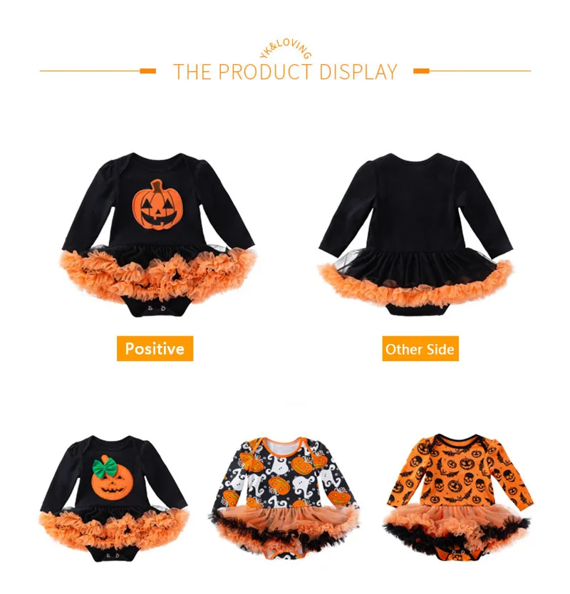 Горячая Распродажа Детский костюм на Хеллоуин Комбинезоны для маленьких девочек