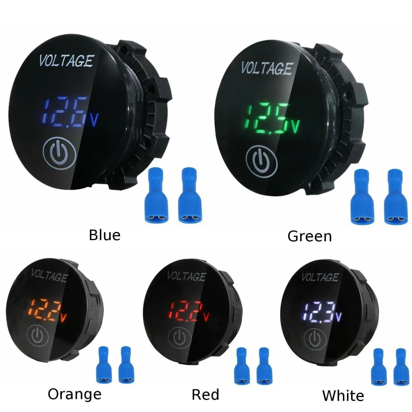 12 в 24 универсальный автомобильный морской мотоцикл светодиодный цифровой