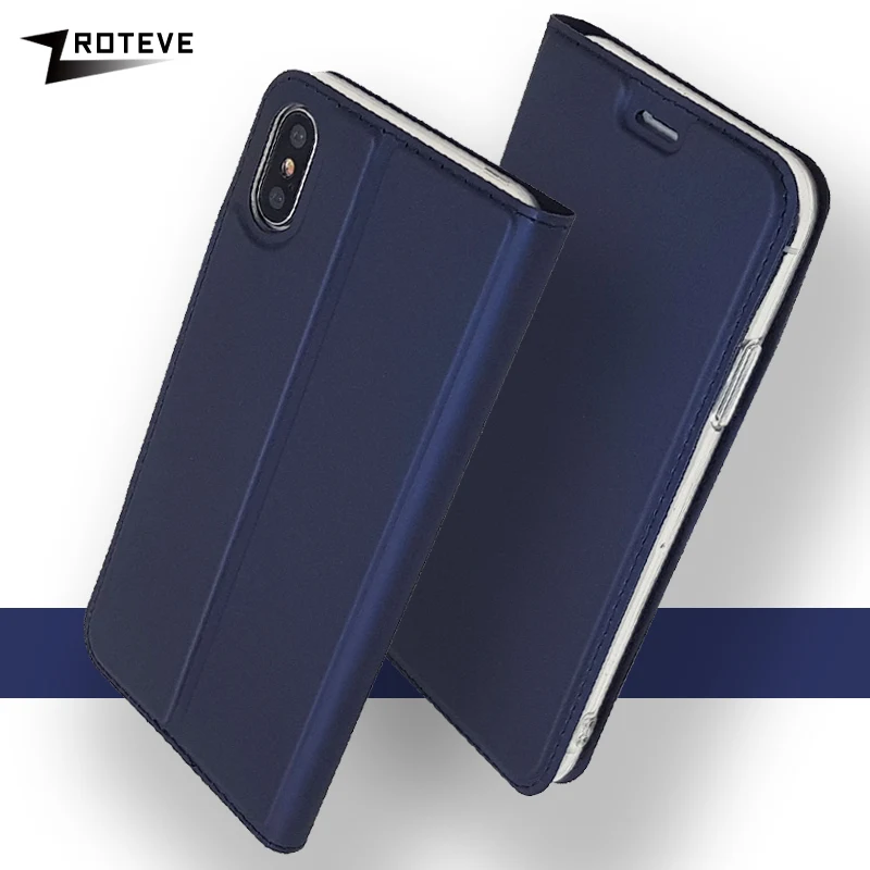 Для Apple iPhone X XS XR чехол ZROTEVE Бумажник кожаный для Max Флип S чехлы|Бамперы| |
