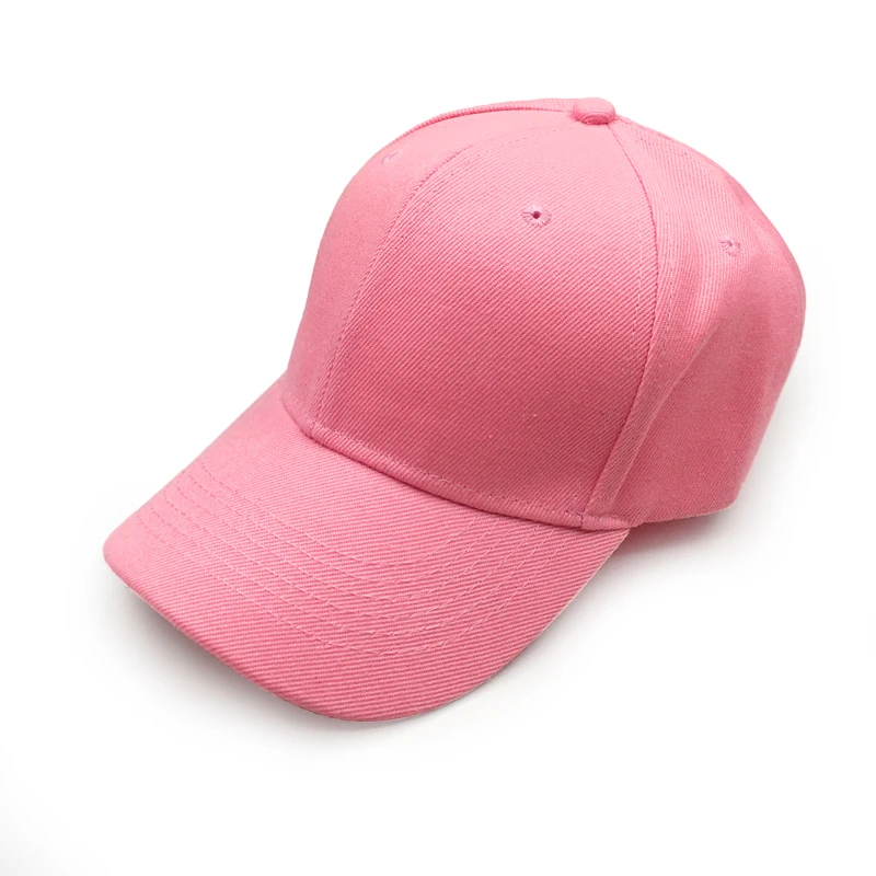 Pink Женская теннисная Кепка, новинка, хлопковая бейсбольная Кепка с вышивкой, молодежная Кепка в стиле хип-хоп для мальчиков и девочек, плоская кепка, Мужская кепка, регулируемая, Лидер продаж - Цвет: Pink