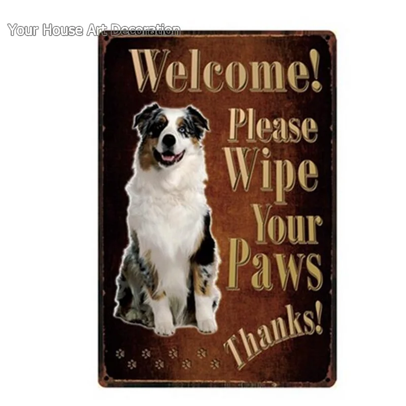 I Love My Boxer Dogs Pet Shop металлический знак жестяные правила собаки Остерегайтесь собаки Waring плакат табличка для домашнего декора настенная живопись 20*30 см - Цвет: y285