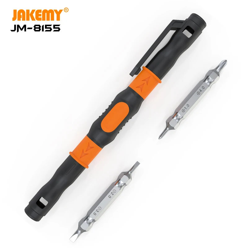 JAKEMY JM-8155 3 шт. в 1 пластиковая ручка форме портативной карманной отвертки с
