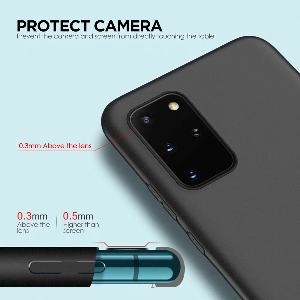 Матовый Мягкий чехол из ТПУ для Samsung S10 + S20 Ultra A11 A31 A51 A71 a71 5G защитный M31 M30S сумки |