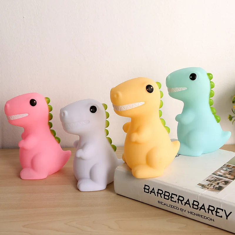 

Novelty LED Night Light Cute Dinosaur Colorful Lights Kids Baby Bedroom Decoration Ornaments Children Xmas Gifts Mini Desk Lamp
