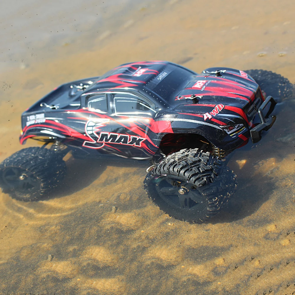 1/16 2,4 г 4WD Электрический радиоуправляемый автомобиль багги внедорожный Рок Гусеничный пульт дистанционного управления игрушечные машинки на радиоуправлении светодиодные детские игрушки для подарков