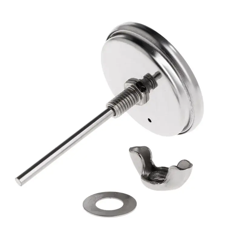 

100 F-550F BBQ Long 304 Stainless Thermometer Gauge Barbecue Grill Wood Smoker Charcoal Heat Indicator Drop Ship