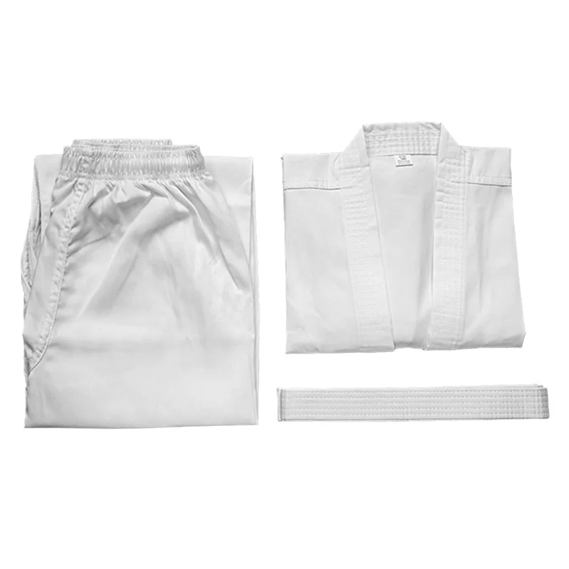 Дешево хорошее качество Детский взрослый униформа для каратэ костюм WTF таэквондо